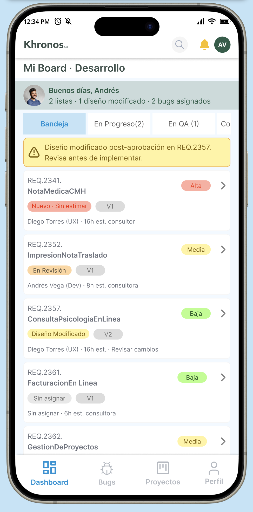 Estados exclusivos por rol